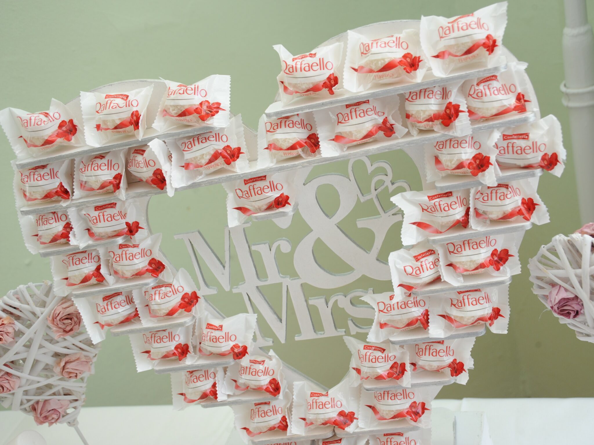 Pralinenständer Herz Hochzeitsdeko Candybar