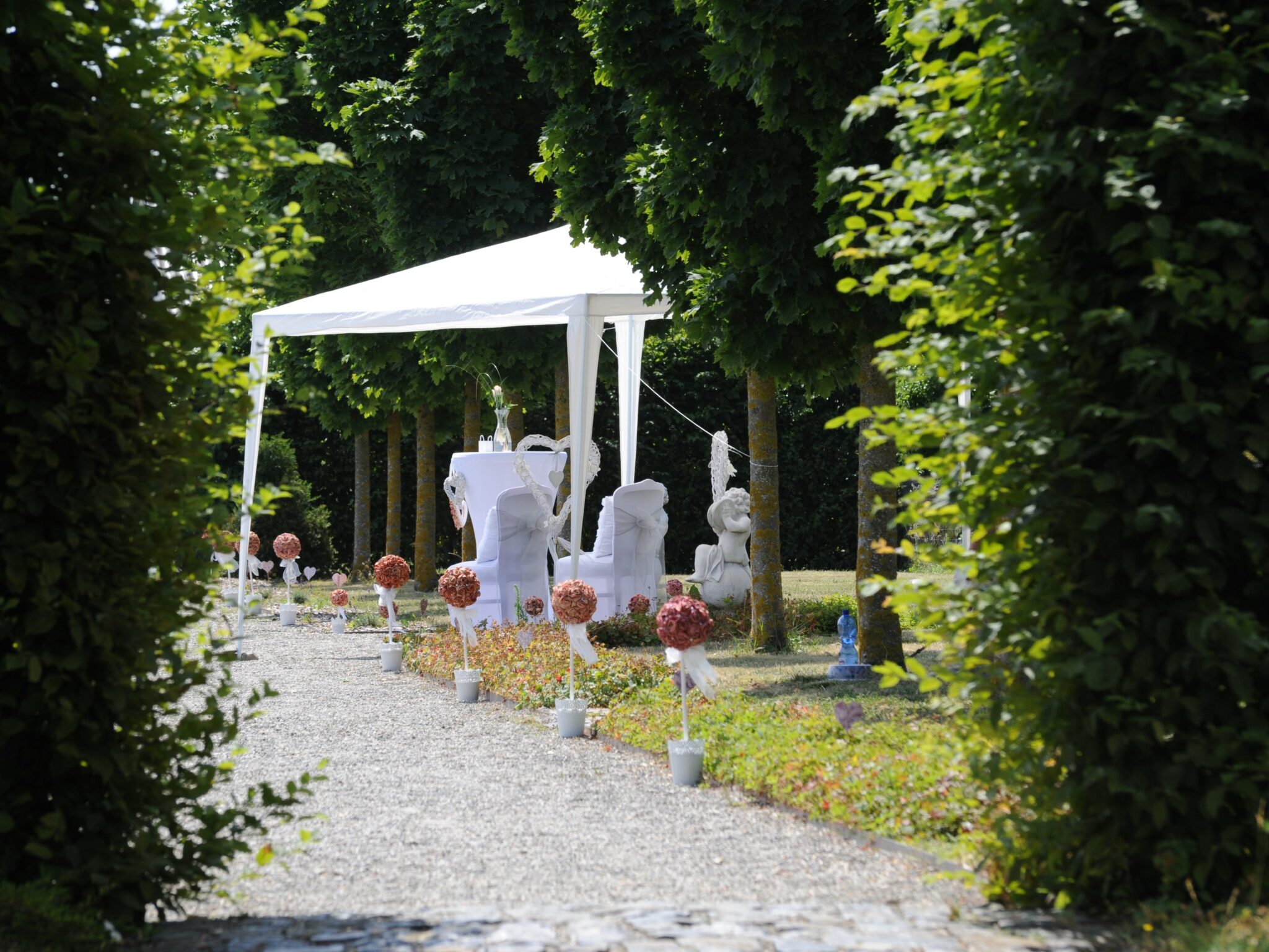 Hochzeit Pavillon Zeremonie