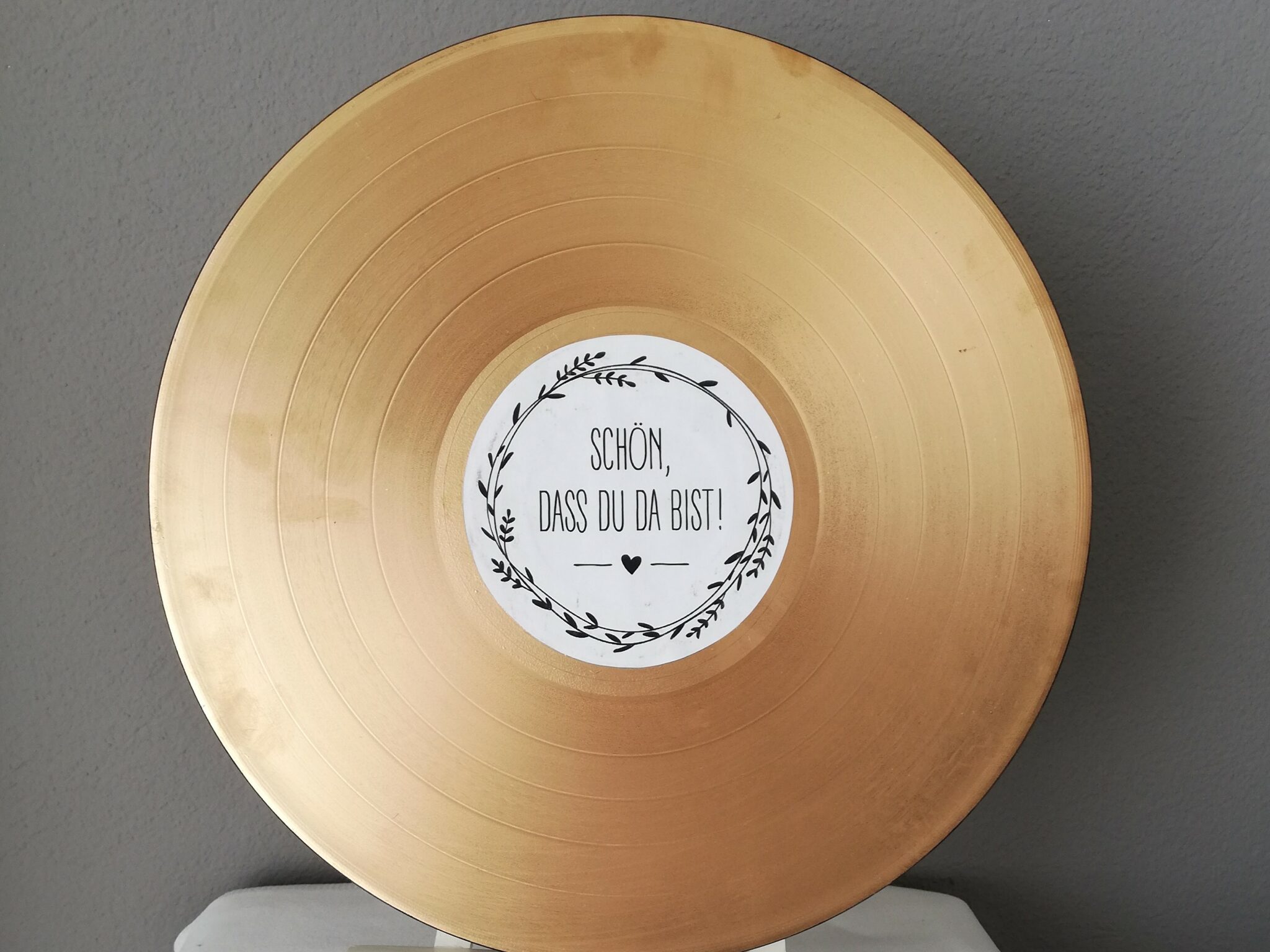 Dekoteller gold Hochzeit