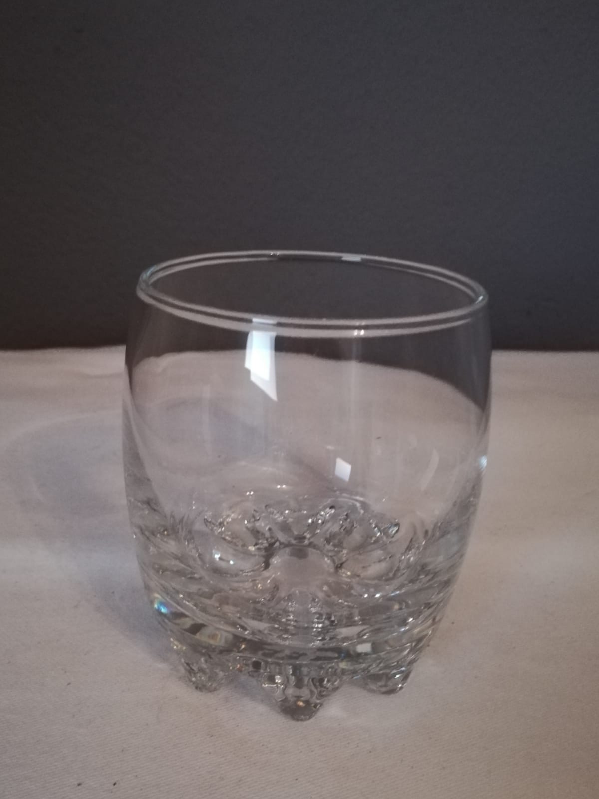 Kleines Deko Kristallglas oval