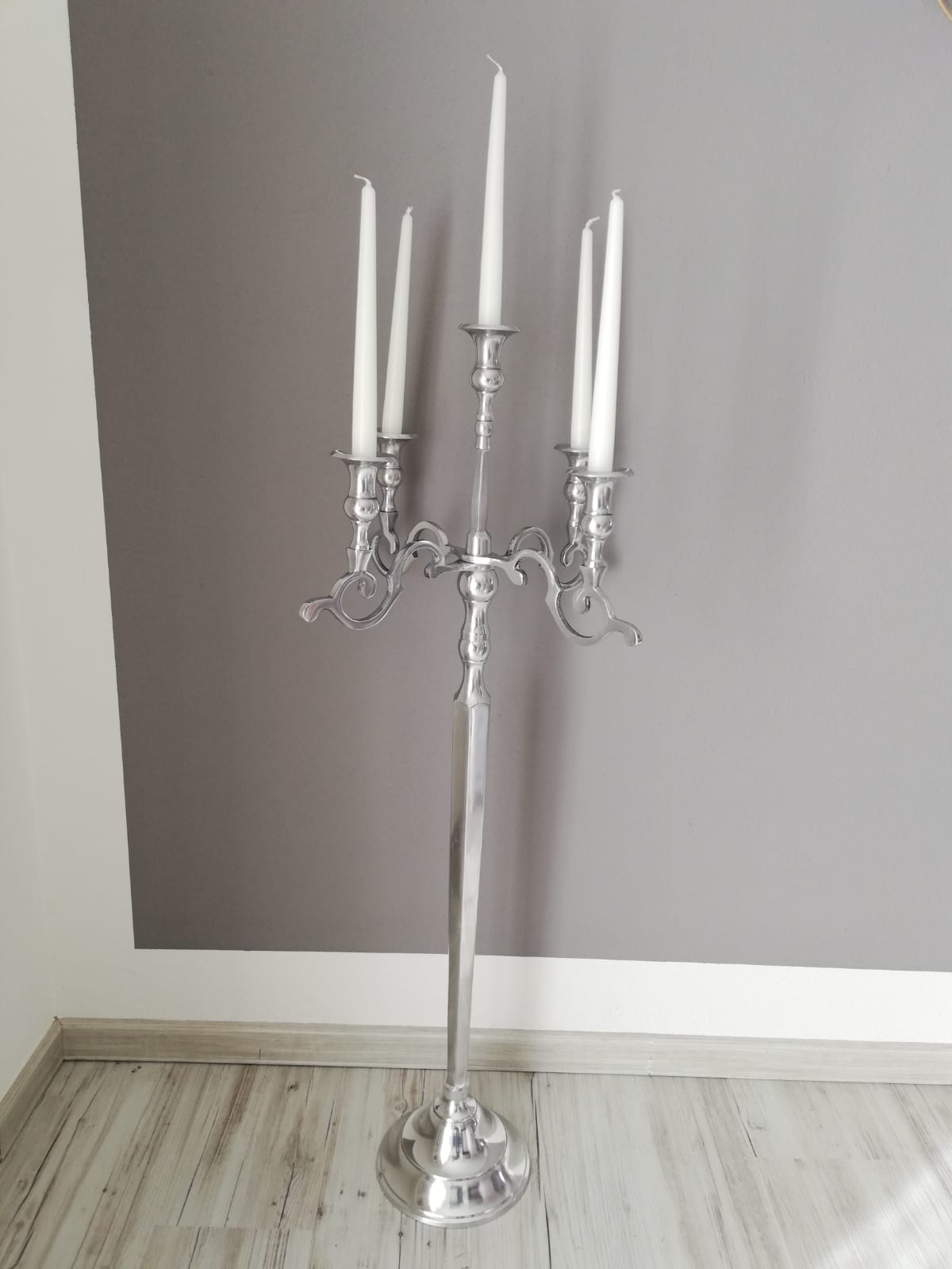 5-armiger Kerzenständer silber